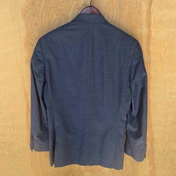 Perry Ellis Portfolio Blazer Wool Blend 36R Slim Fit Sports Jacket 2 Button - Picture 2 of 8